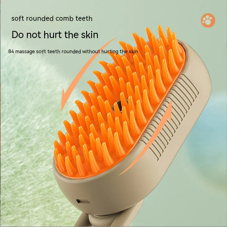 Electric Pet Spray Comb – Hair Removal & Massage Brush