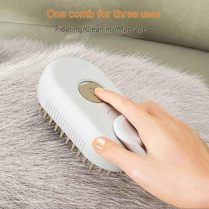 Electric Pet Spray Comb – Hair Removal & Massage Brush