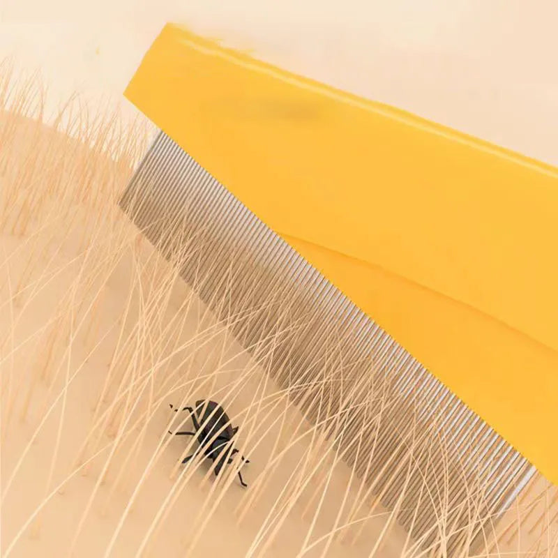 Pet Hair Shedding Comb – Stainless Steel Flea & Grooming Tool