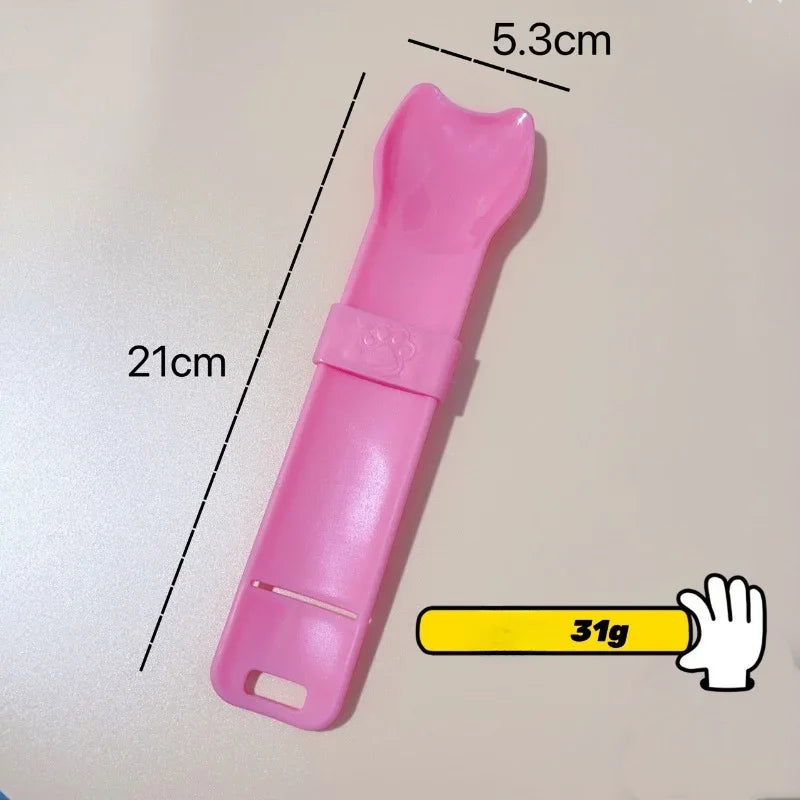 Cat Strip Feeder – Scoop & Squeezer for Puree Snacks