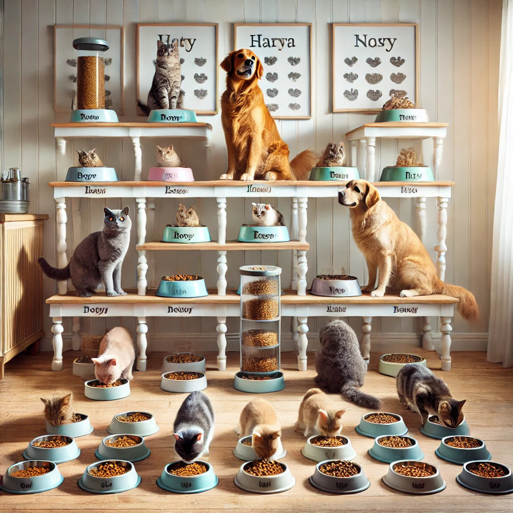 Best Practices for Feeding Multiple Pets