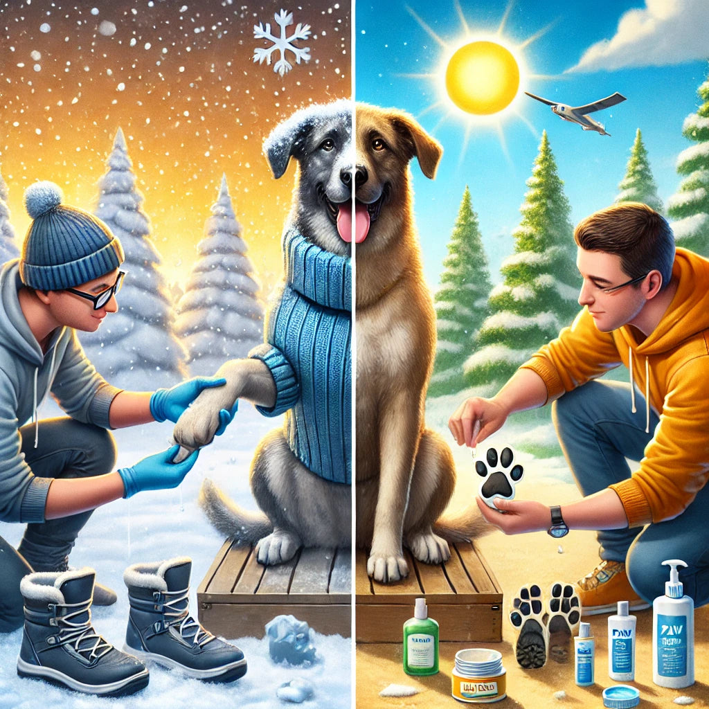 How to Care for Your Pet’s Paws During Winter and Summer