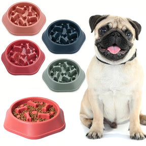Dog Slow Feeder Bowl – Anti-Choking Food Bowl for Healthy Eating